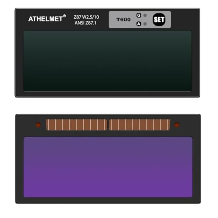 Auto Darkening Welding Lens for 2" x 4 1/4" x 0.2" Welding Helmets Fixed Shade Auto-Darkening Filter Replacement with True Colo
Auto Darkening Welding Lens for 2" x 4 1/4" x 0.2" Welding Helmets Fixed Shade Auto-Darkening Filter Replacement with True Colo
