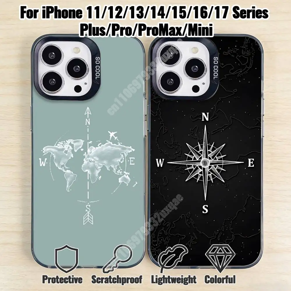 Compass Global Adventure Phone Case for iPhone 17 16 15 Max Mini 14 13 Pro Plus 12 11 X XS Air IMD Cover
Compass Global Adventure Phone Case for iPhone 17 16 15 Max Mini 14 13 Pro Plus 12 11 X XS Air IMD Cover