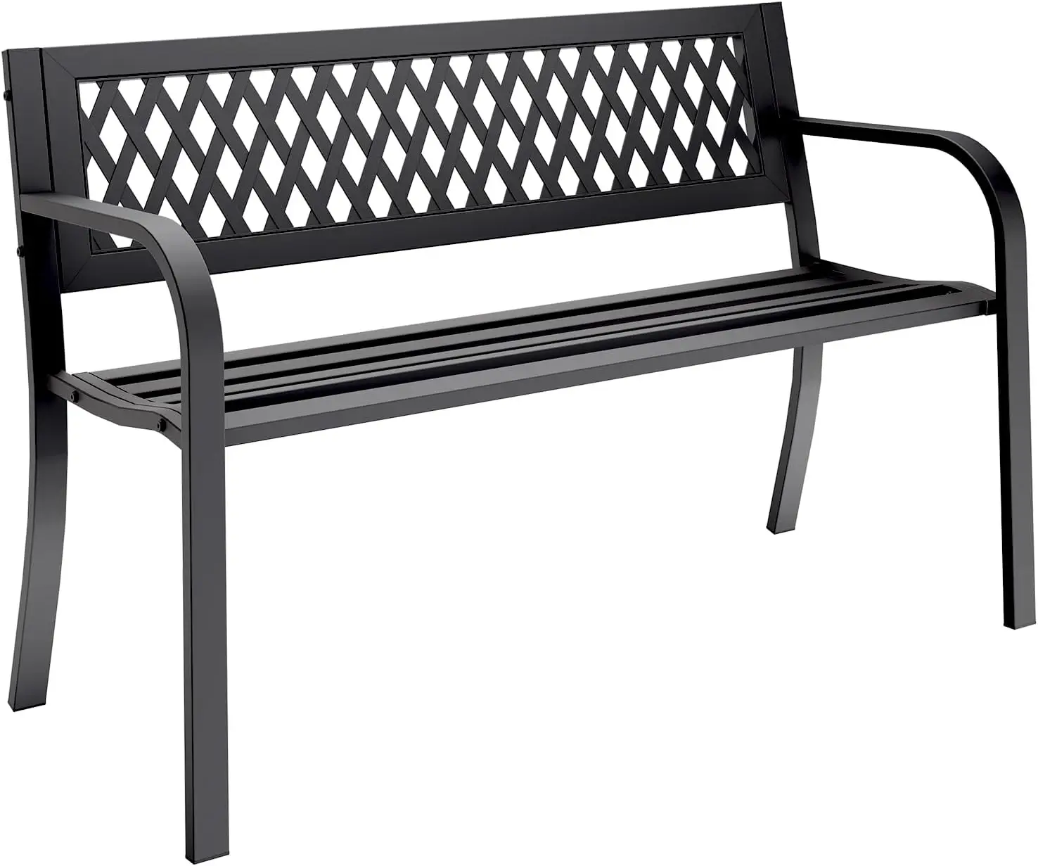 Outdoor Bench, Heavy Duty Metal Garden Patio Bench with Comfortable Backrest, 500 lbs Capacity, Rust Resistant, Easy Assembly,
Outdoor Bench, Heavy Duty Metal Garden Patio Bench with Comfortable Backrest, 500 lbs Capacity, Rust Resistant, Easy Assembly,