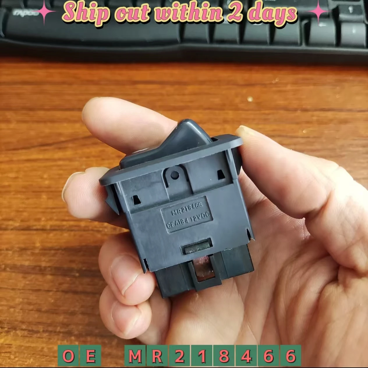 Rear Heater Blower Switch For Mitsubishi Pajero Montero 1990-2004 V31 V33 V43 V45 MR218466
Rear Heater Blower Switch For Mitsubishi Pajero Montero 1990-2004 V31 V33 V43 V45 MR218466