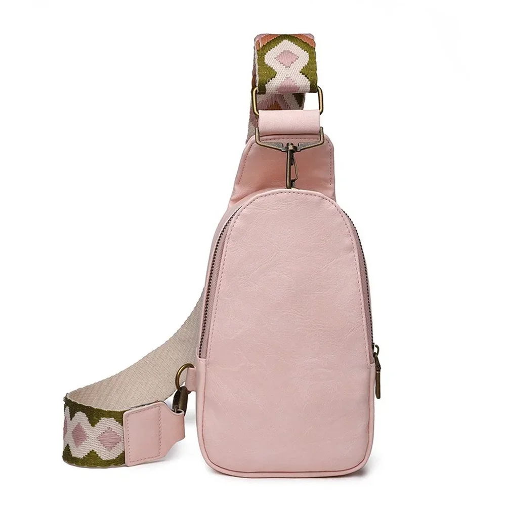 Solid Color PU Leather Crossbody Sling Bags Women Fashion Vintage Guitar Strap Fanny Packs Ladies Casual Versatile Chest Bag
Solid Color PU Leather Crossbody Sling Bags Women Fashion Vintage Guitar Strap Fanny Packs Ladies Casual Versatile Chest Bag