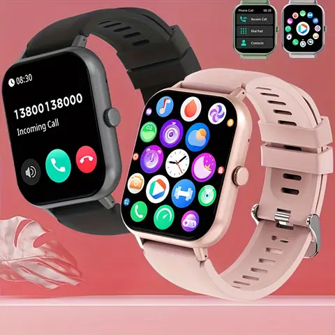 Montre Connectée avec Appels et Cadran Sans Fil, Mode Multi-dehors, pour iPhone/Android, pour Homme et Femme