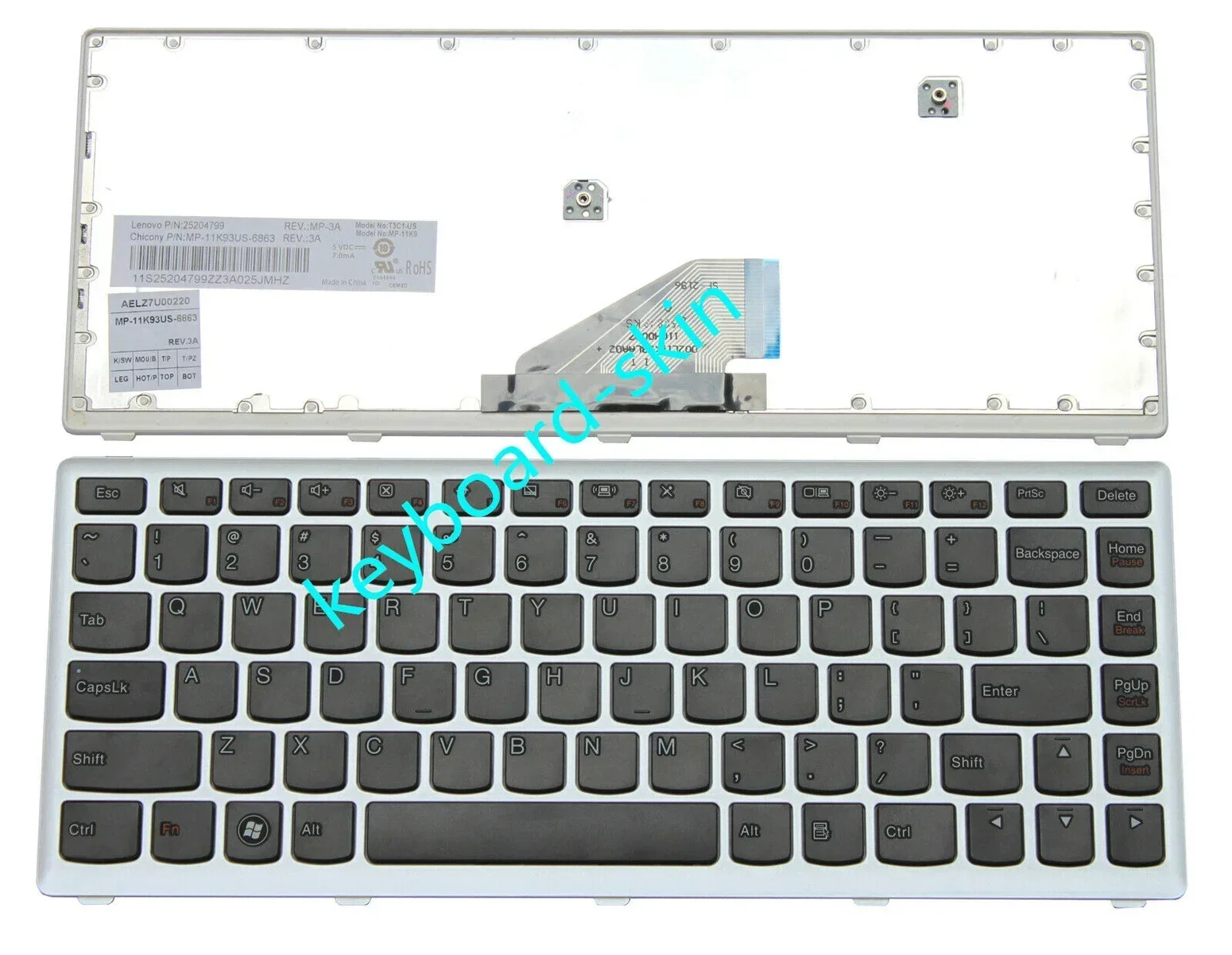New US Keyboard white frame black key for Lenovo U310 U310-IFI MP-11K93US-6863 25204949 25208414 laptop
New US Keyboard white frame black key for Lenovo U310 U310-IFI MP-11K93US-6863 25204949 25208414 laptop