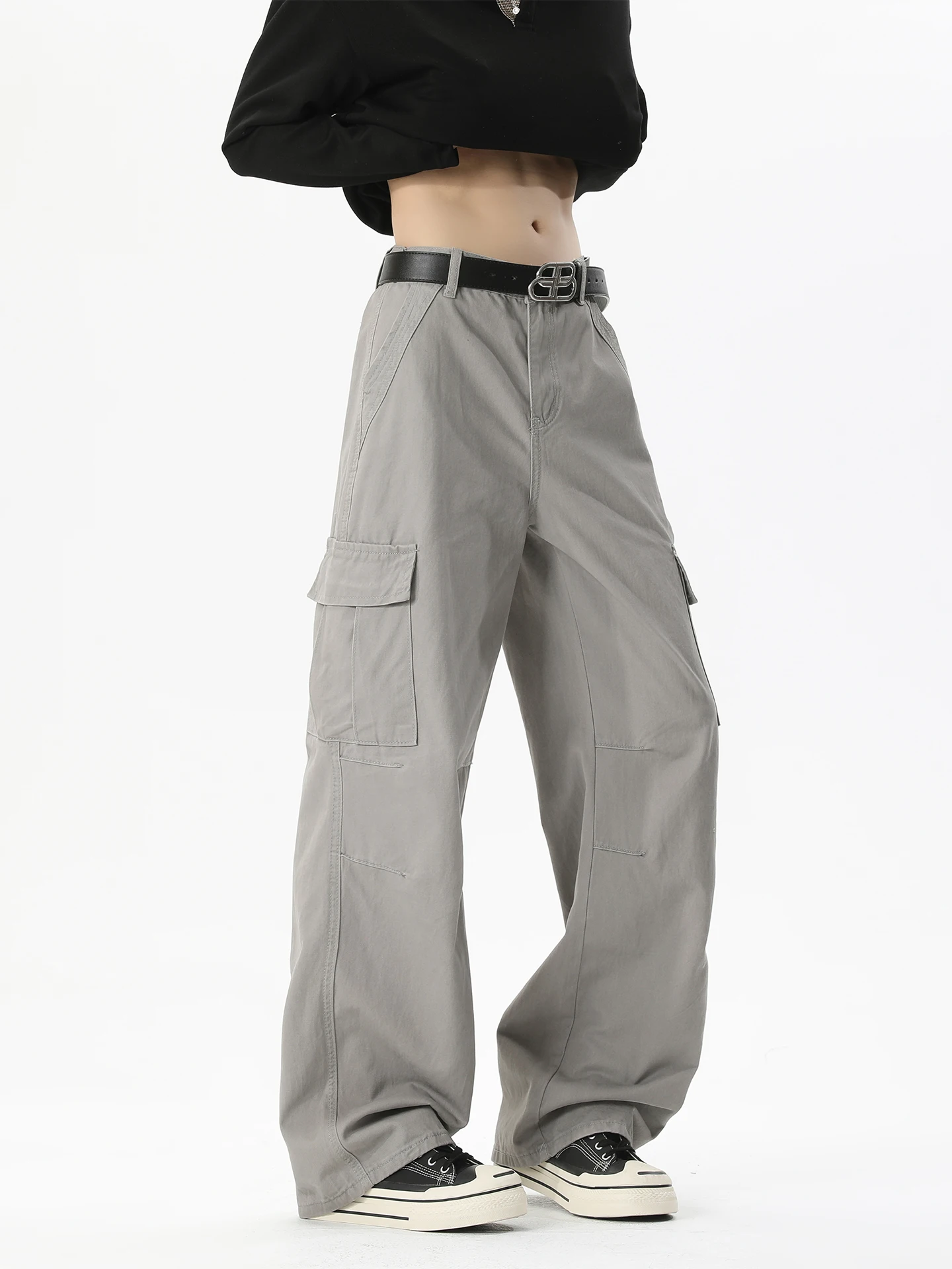 ey Waed Cotton Work Trousers Men's Loose Straight Leg Casual Pants American Sle New 2025 GPOUHO High Waist Zipper
ey Waed Cotton Work Trousers Men's Loose Straight Leg Casual Pants American Sle New 2025 GPOUHO High Waist Zipper
