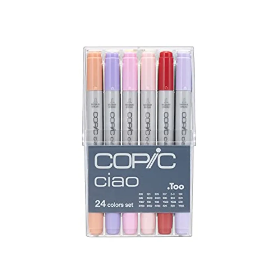 Набор маркеров Copic Ciao, 24 шт., базовый комплект
Набор маркеров Copic Ciao, 24 шт., базовый комплект