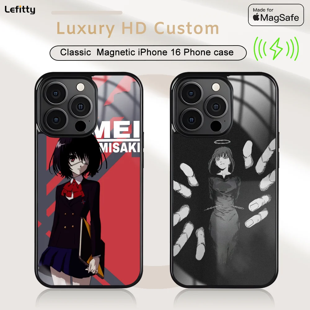 Black M-Misaki Mei Phone Case For iPhone 16 15 14 13 12 11 Pro Max Plus Mini Magnetic Magsafe Wireless Charging Cover
Black M-Misaki Mei Phone Case For iPhone 16 15 14 13 12 11 Pro Max Plus Mini Magnetic Magsafe Wireless Charging Cover