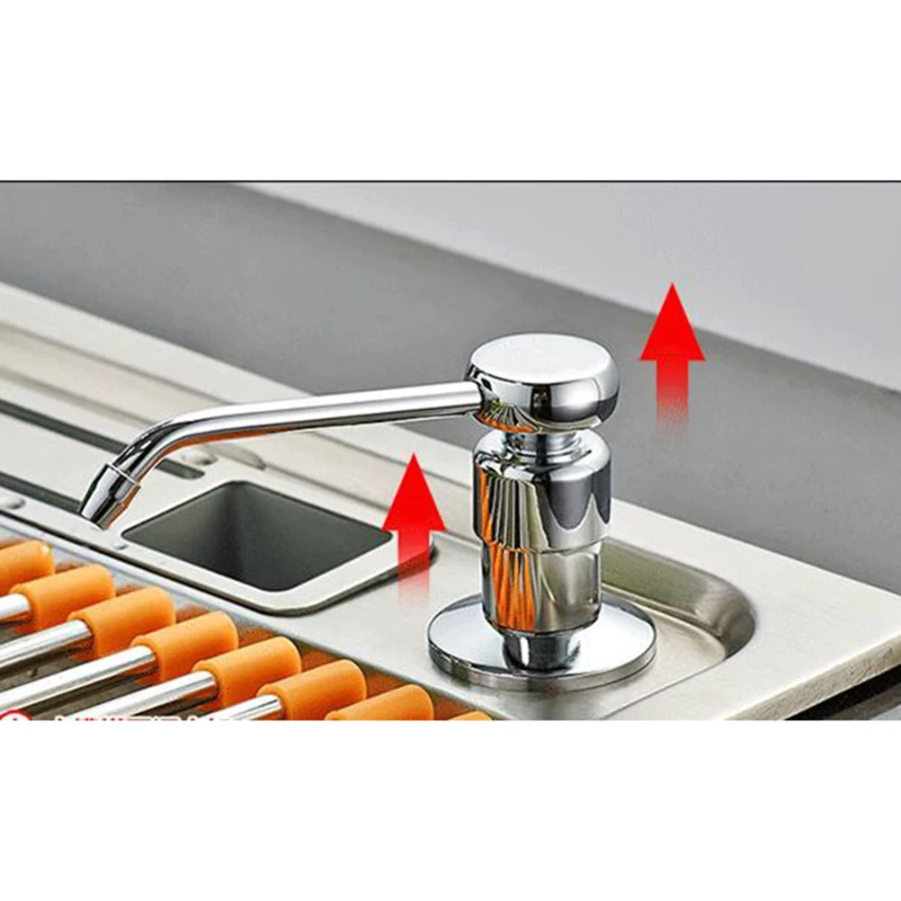 Stainless Soap Dispenser 304 H Kitchen Bathroom Sink Lavaloza Container Modern Lotion Dispenser Durable Bottle
Stainless Soap Dispenser 304 H Kitchen Bathroom Sink Lavaloza Container Modern Lotion Dispenser Durable Bottle