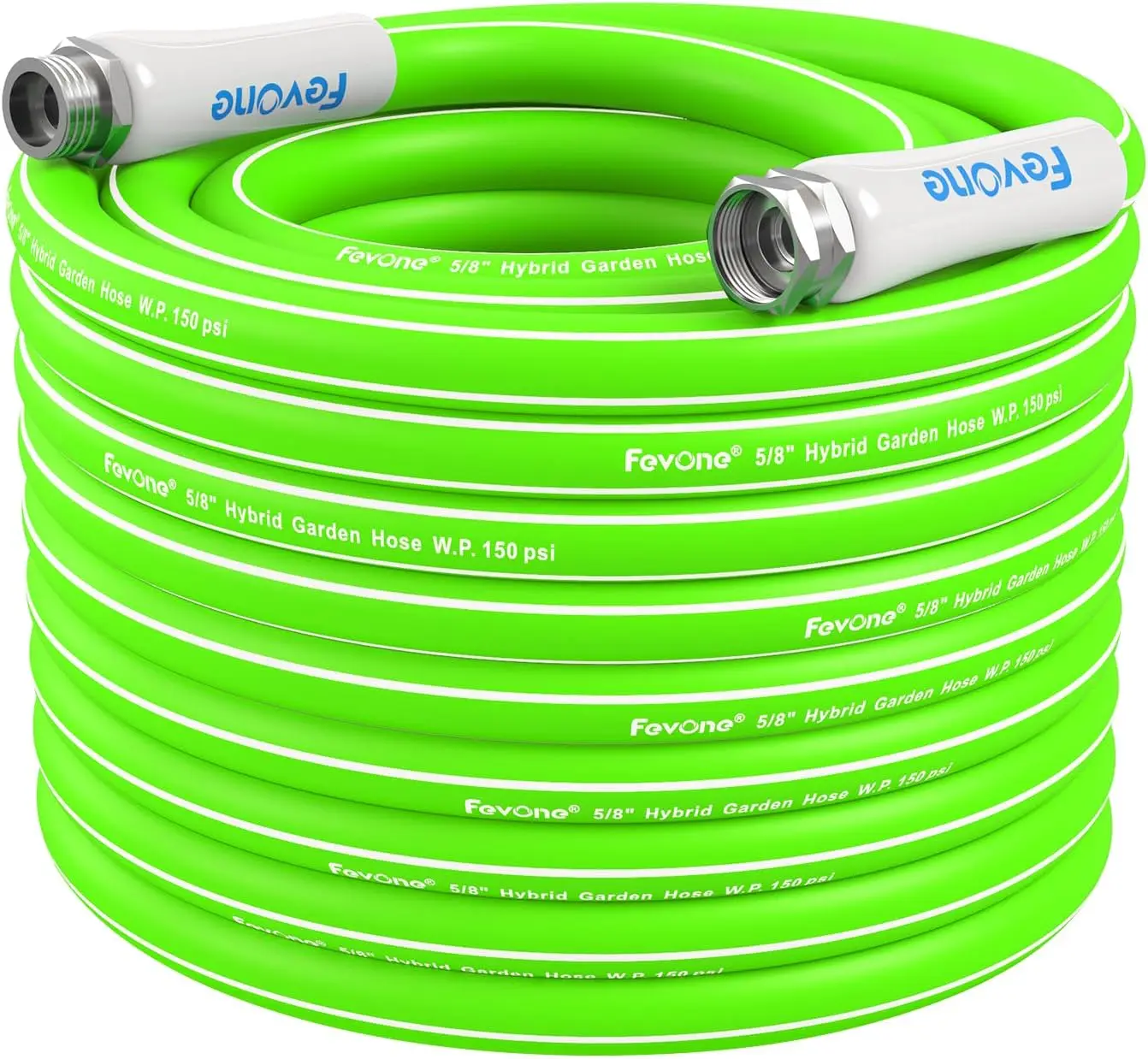 Flexible 100ft Garden Hose, Kink-Free & Drinking Water Safe, 5/8" ID with 3/4" Aluminum Fittings
Flexible 100ft Garden Hose, Kink-Free & Drinking Water Safe, 5/8" ID with 3/4" Aluminum Fittings
