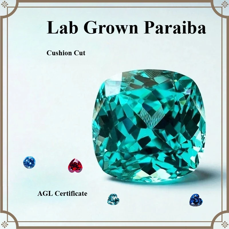 Hot sales Lab Grown Paraiba Cushion Cut Gemstone For Jewelry Making Inlay Selectable Certificate
Hot sales Lab Grown Paraiba Cushion Cut Gemstone For Jewelry Making Inlay Selectable Certificate