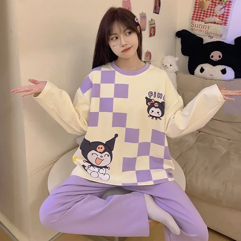 Spring new Kulomi pajamas cartoon cute Sanrio loungewear comfortable and can be worn outside pajamas breathable loungewear
Spring new Kulomi pajamas cartoon cute Sanrio loungewear comfortable and can be worn outside pajamas breathable loungewear