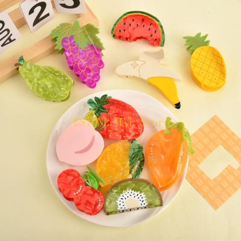49MF Fruit Acetate Hair Claw Clip Hair Decoration For Fashion Enthusiasts
49MF Fruit Acetate Hair Claw Clip Hair Decoration For Fashion Enthusiasts