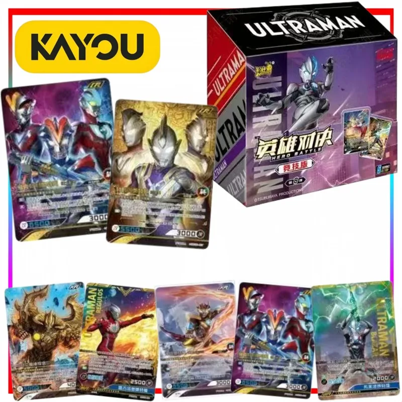 KAYOU Official Ultraman Collectible Cards Hero Showdown Edition 8 Cartoon Ultraman Zero Cards Anime Merchandise Holiday Gifts
KAYOU Official Ultraman Collectible Cards Hero Showdown Edition 8 Cartoon Ultraman Zero Cards Anime Merchandise Holiday Gifts