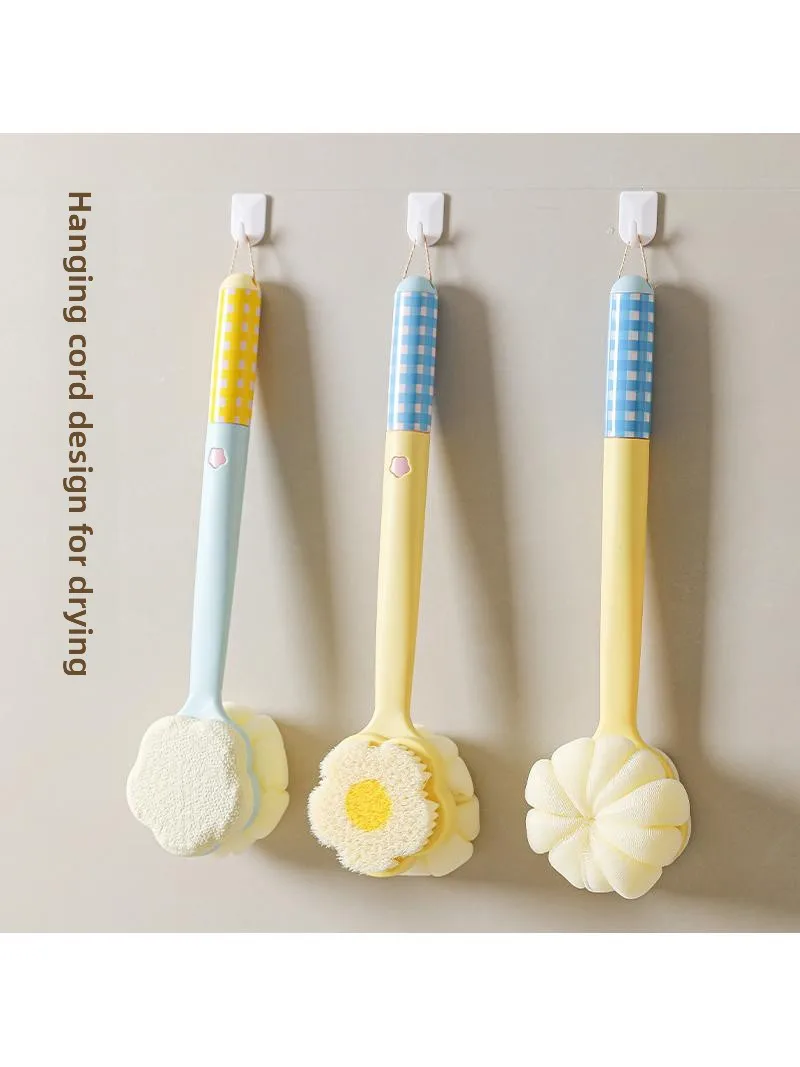 Long Handle Bath Brush Soft Bristle Scrubbing Brush for Bathing Skin Friendly Exfoliating Soap Lazy Person's Bath Tool
Long Handle Bath Brush Soft Bristle Scrubbing Brush for Bathing Skin Friendly Exfoliating Soap Lazy Person's Bath Tool