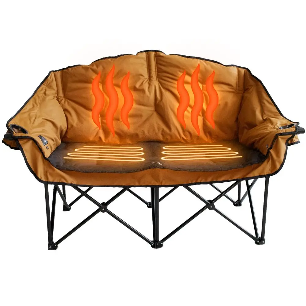 Bear Buddy Double Chair with Carry Bag, Ultimate Portable Luxury Outdoor Heated Camping Loveseat for Glamping, Sports amp Outdo
Bear Buddy Double Chair with Carry Bag, Ultimate Portable Luxury Outdoor Heated Camping Loveseat for Glamping, Sports amp Outdo