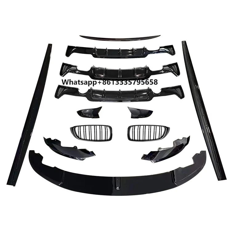 For 4 Series F32 Black Kit Spoiler Front Lip Rear Diffuser Mirror Side Skirts Grille Bodykit 2013-2019
For 4 Series F32 Black Kit Spoiler Front Lip Rear Diffuser Mirror Side Skirts Grille Bodykit 2013-2019