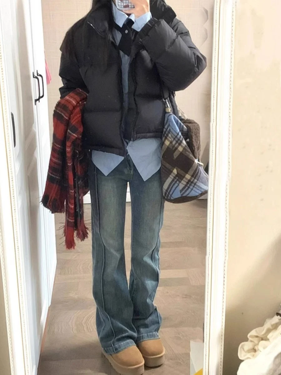 Утепленная хлопковая куртка Bla ort Thiened для женщин: зимнее теплое универсальное пальто из хлопка с хлопковой подкладкой в корейском стиле
Утепленная хлопковая куртка Bla ort Thiened для женщин: зимнее теплое универсальное пальто из хлопка с хлопковой подкладкой в корейском стиле