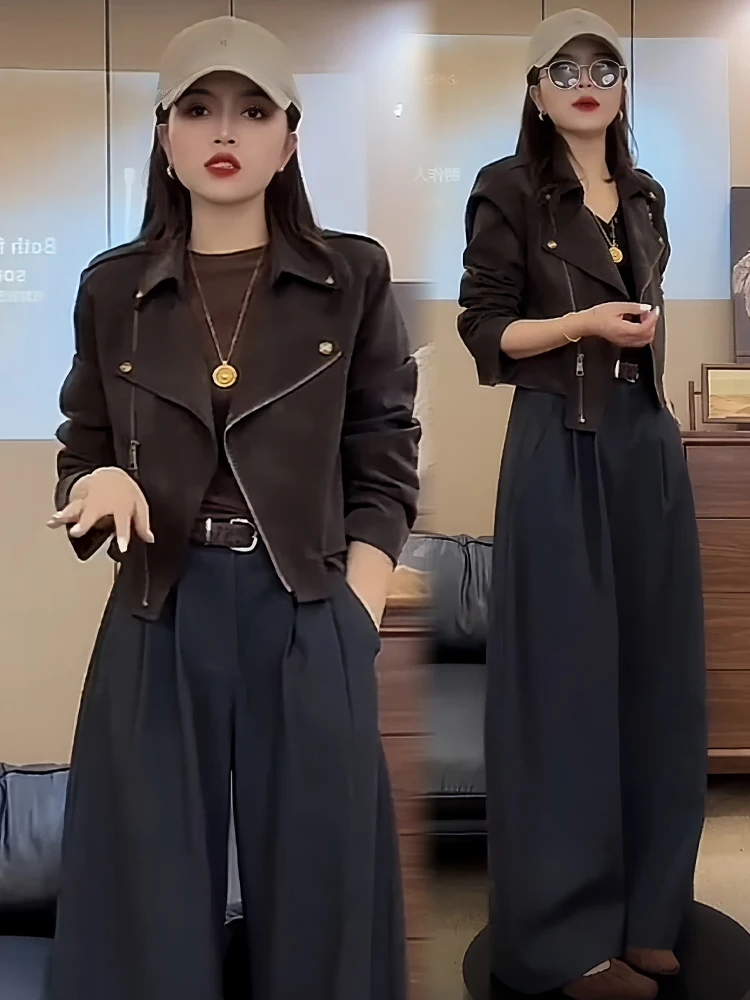 Модная женская куртка большого размера с эффектом омоложения, повседневная, свободного кроя, на молнии, однотонная, универсальная, для осени
Модная женская куртка большого размера с эффектом омоложения, повседневная, свободного кроя, на молнии, однотонная, универсальная, для осени