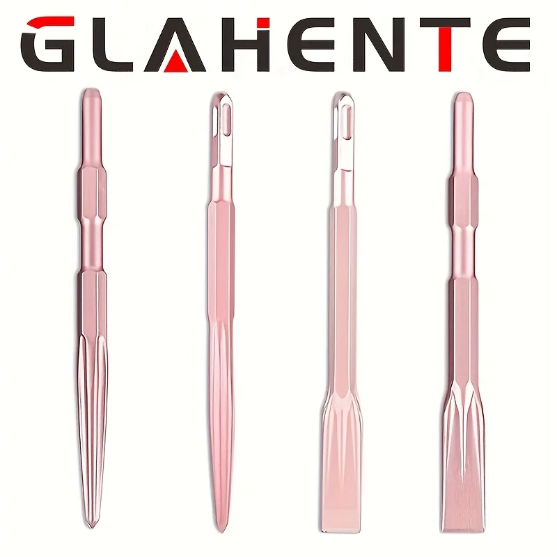 "4PCS Electric Hammer Chisel Set - Hex/Flat Shank for Concrete & Tile, Super Hard Self-Sharpening Demolition Bits"
"4PCS Electric Hammer Chisel Set - Hex/Flat Shank for Concrete & Tile, Super Hard Self-Sharpening Demolition Bits"