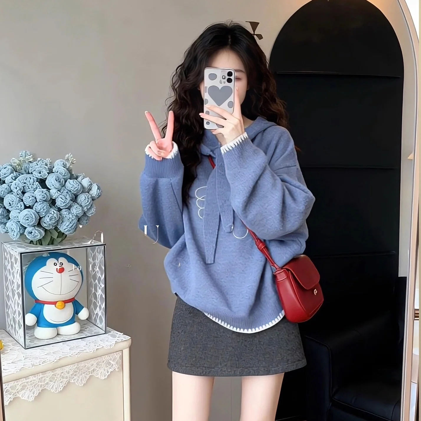 Korean Sle Long Sve Knitted Sweater Women's Faion Autumn Winter Vintage ell ow Hooded Warmth Sweater Casual Wear
Korean Sle Long Sve Knitted Sweater Women's Faion Autumn Winter Vintage ell ow Hooded Warmth Sweater Casual Wear