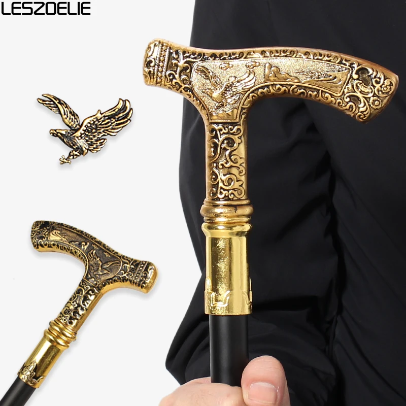 Gold Black Eagle Walking Stick Men's Fashion Vintage Decorative Cane Elegant Luxury Accessory for Women Halloween Cosplay
Gold Black Eagle Walking Stick Men's Fashion Vintage Decorative Cane Elegant Luxury Accessory for Women Halloween Cosplay