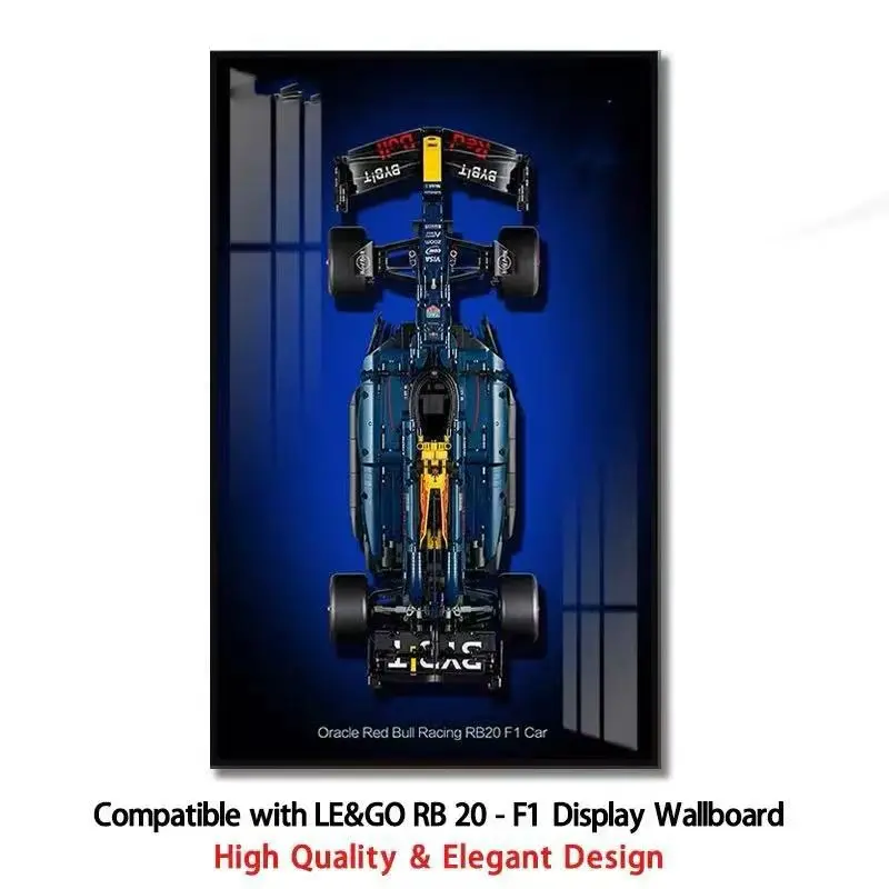 NEW Display Wallboard Suitable for LEGO 42206 RB 20 - F1 building block car model Wall Mount Display box Photo Frame
NEW Display Wallboard Suitable for LEGO 42206 RB 20 - F1 building block car model Wall Mount Display box Photo Frame