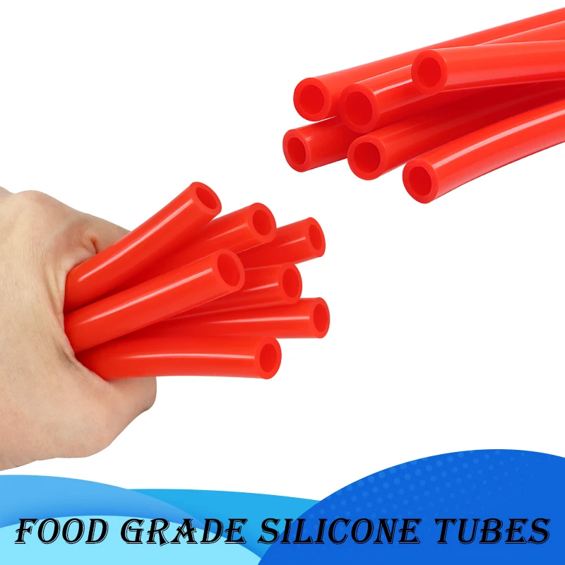 1~10m Red Food Grade Silicone Tube ID 0.5 ~ 32mm Non-toxic Flexible Aquarium Air Irrigation Drink Pipe Garden Water Hose
1~10m Red Food Grade Silicone Tube ID 0.5 ~ 32mm Non-toxic Flexible Aquarium Air Irrigation Drink Pipe Garden Water Hose