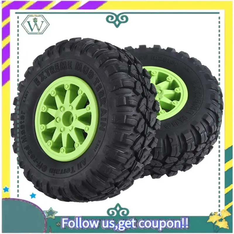 (New) 4PCS 118X44mm 2.2 Inch Rubber Tyres & Plastic Beadlock Wheel Rim For 1:10 RC Rock Crawler Axial SCX10 RR10 RC Car
(New) 4PCS 118X44mm 2.2 Inch Rubber Tyres & Plastic Beadlock Wheel Rim For 1:10 RC Rock Crawler Axial SCX10 RR10 RC Car