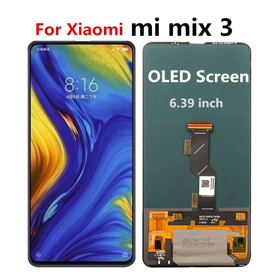6.39 OLED Mix3 Lcd For Xiaomi Mi Mix 3 MIX 3 LCD Display Touch Screen Digitizer Assembly Replacement For Xiaomi Mi Mix3 Lcd
6.39 OLED Mix3 Lcd For Xiaomi Mi Mix 3 MIX 3 LCD Display Touch Screen Digitizer Assembly Replacement For Xiaomi Mi Mix3 Lcd
