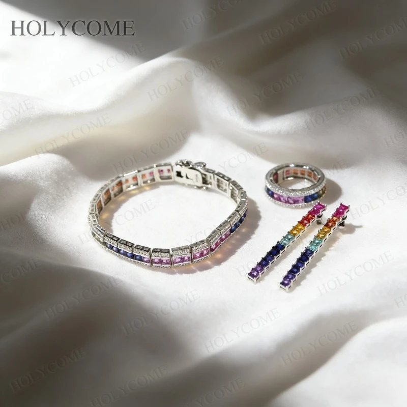 Кольцо, серьги, браслет, комплект ювелирных изделий, выращенный в лаборатории драгоценный камень принцессы, красочный весь комплект, уникальные украшения для дня рождения, свадьбы, украшения
Кольцо, серьги, браслет, комплект ювелирных изделий, выращенный в лаборатории драгоценный камень принцессы, красочный весь комплект, уникальные украшения для дня рождения, свадьбы, украшения