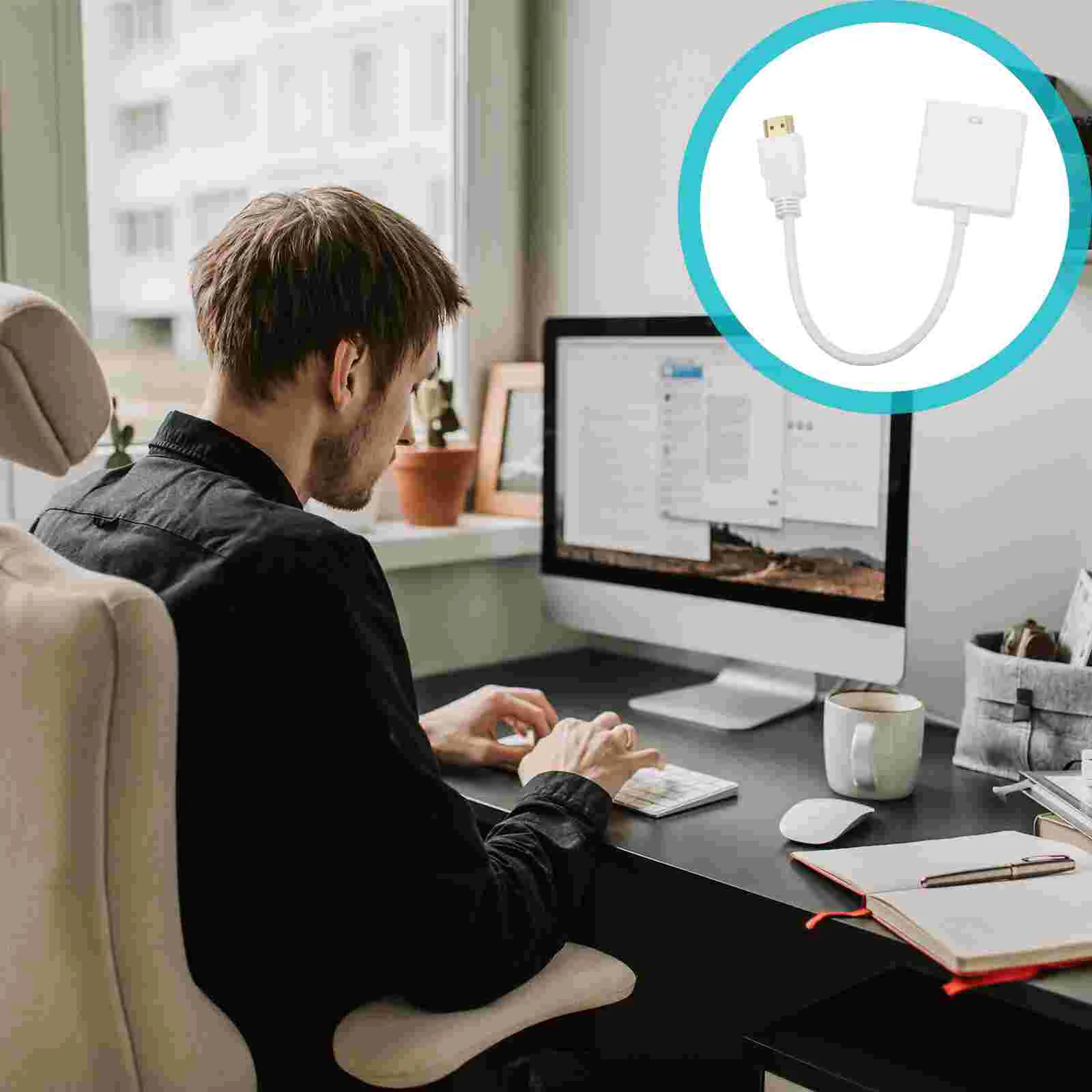 to Converter Cable High Performance Digital ABS Material Corrosion Play Video Adapter for Home Office
to Converter Cable High Performance Digital ABS Material Corrosion Play Video Adapter for Home Office