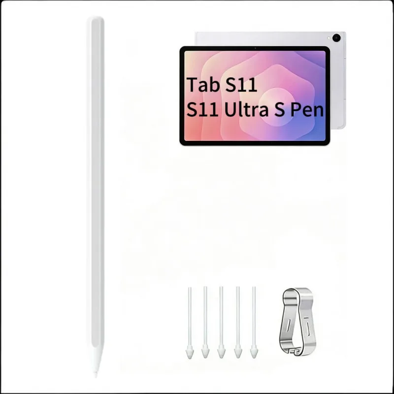 For Samsung Galaxy Tab S11/S11 Ultra Replacement Stylus Pen S Pen Sensitivity Stylus Pencil No Bluetooth with 5 tips
For Samsung Galaxy Tab S11/S11 Ultra Replacement Stylus Pen S Pen Sensitivity Stylus Pencil No Bluetooth with 5 tips