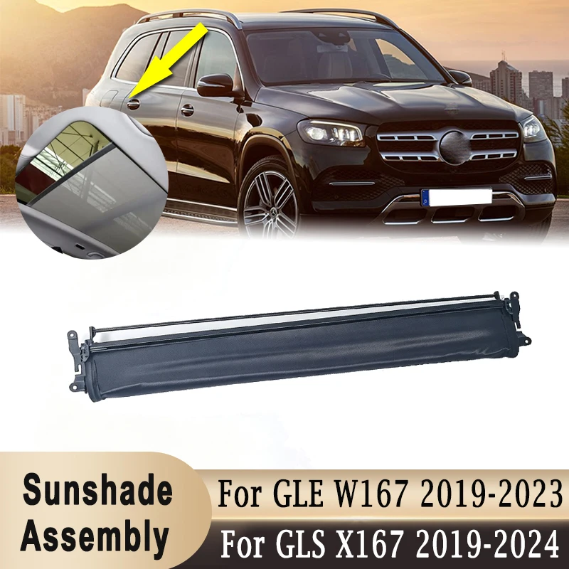 1677803100 Panoramic Sunroof Curtain Sun Visor Roller Blind For Mercedes Benz GLS X167 450 2019-2024 GLE W167 V167 350 2019-2023
1677803100 Panoramic Sunroof Curtain Sun Visor Roller Blind For Mercedes Benz GLS X167 450 2019-2024 GLE W167 V167 350 2019-2023