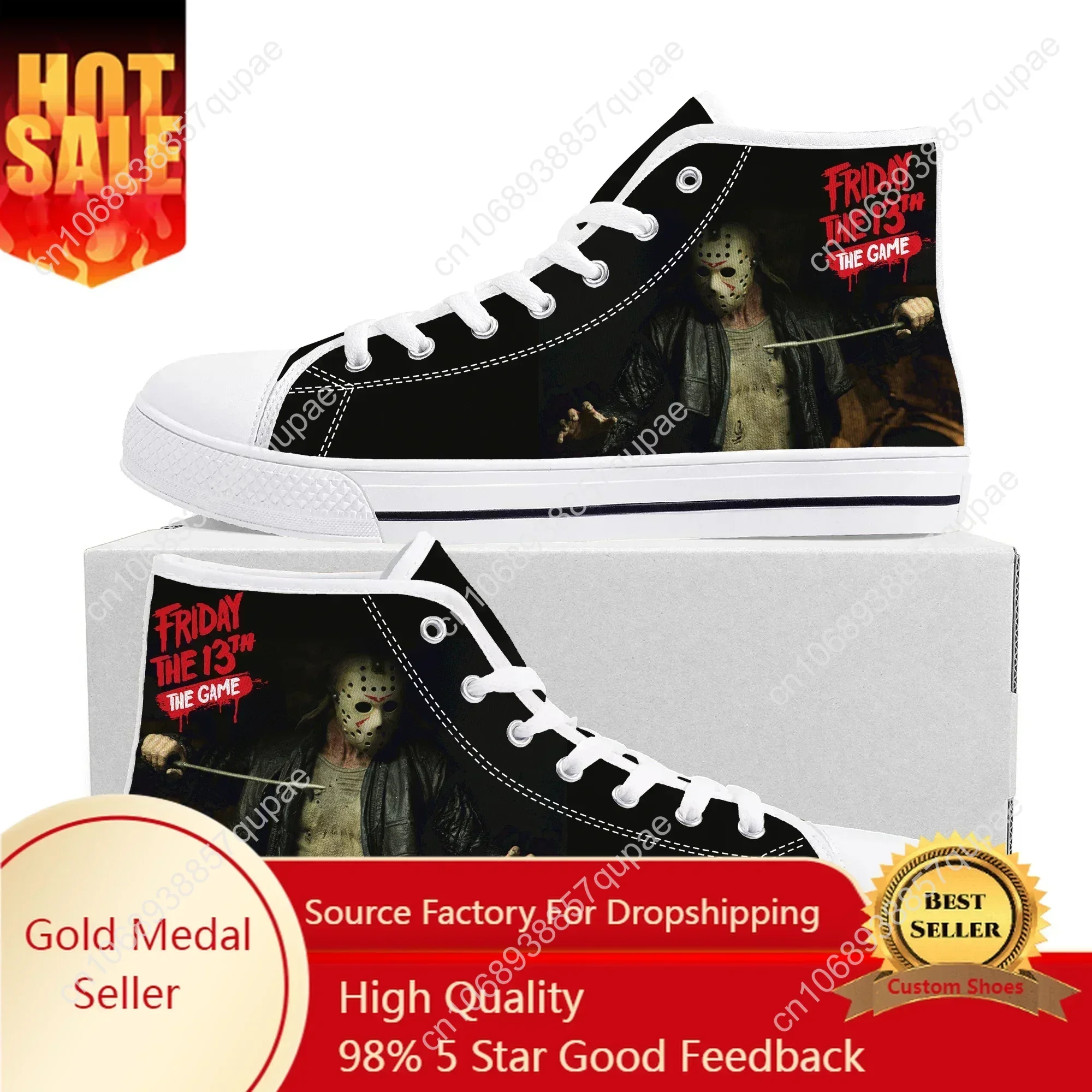 J-Jason F-Friday the 13th High Top Sneakers Mens Womens Canvas High Quality Sneaker Casual Custom Made Shoes Customize Shoe 
J-Jason F-Friday the 13th High Top Sneakers Mens Womens Canvas High Quality Sneaker Casual Custom Made Shoes Customize Shoe