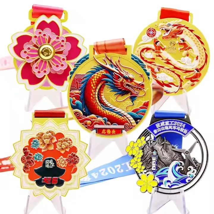 Custom 3D Gold Award Marathon Race Zinc Alloy Outdoor Sports Souvenir Metal UV Sublimation Medals
Custom 3D Gold Award Marathon Race Zinc Alloy Outdoor Sports Souvenir Metal UV Sublimation Medals