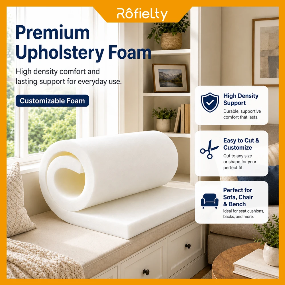 Custom Foam Cushion Pad For Outdoor Patio Furniture Replacement Cushion Padding Filling For Bench Bay Window Chair And Couch DIY
Custom Foam Cushion Pad For Outdoor Patio Furniture Replacement Cushion Padding Filling For Bench Bay Window Chair And Couch DIY