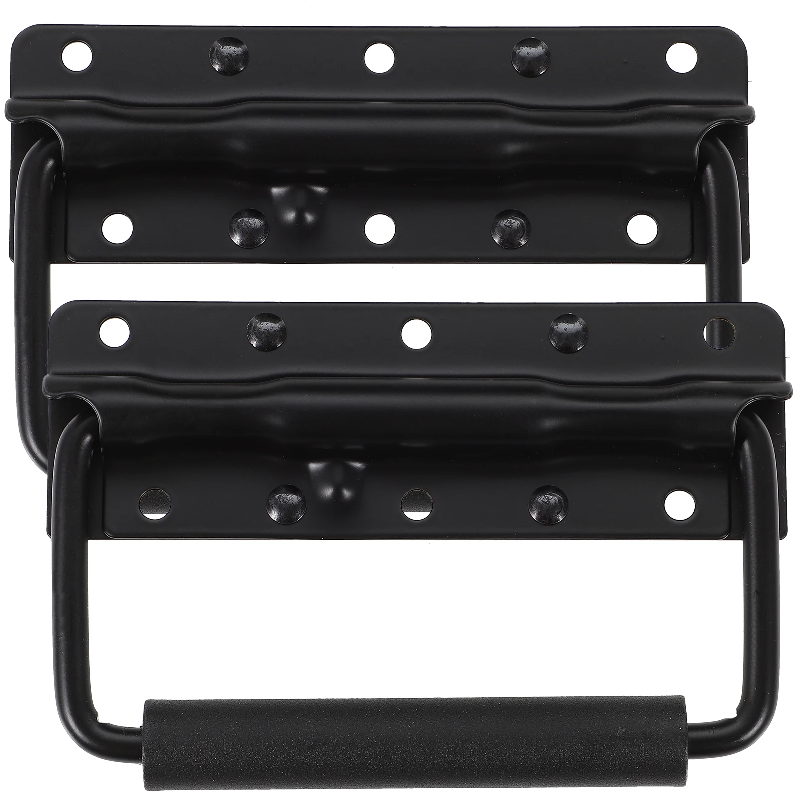 2 Pcs Toolbox Handle Spring Loaded Black Grip 125mm Carrying Handles for Storage Boxes Crates Wooden Cases Metal Luggage Handle
2 Pcs Toolbox Handle Spring Loaded Black Grip 125mm Carrying Handles for Storage Boxes Crates Wooden Cases Metal Luggage Handle