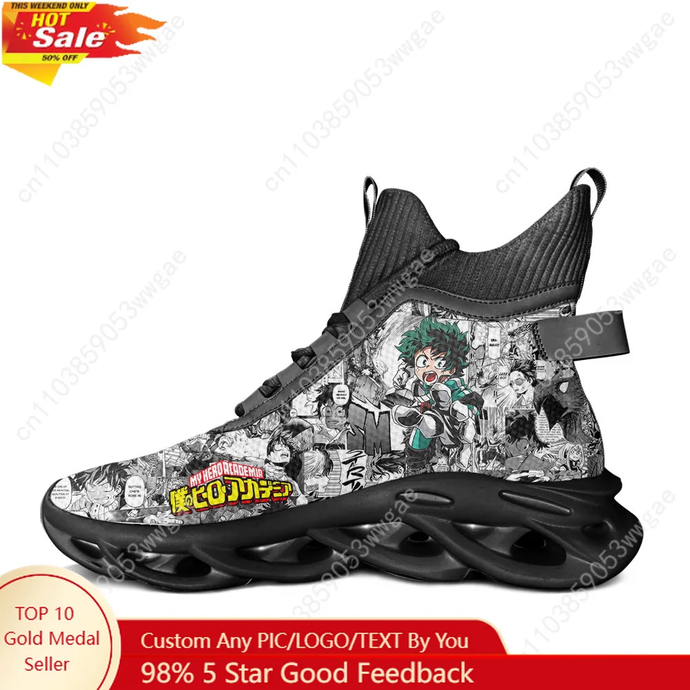 Высокие кроссовки на плоской подошве My Hero Academia, мужские и женские спортивные кроссовки, прочные кроссовки, сетчатая обувь на шнуровке, обувь по индивидуальному заказу
Высокие кроссовки на плоской подошве My Hero Academia, мужские и женские спортивные кроссовки, прочные кроссовки, сетчатая обувь на шнуровке, обувь по индивидуальному заказу