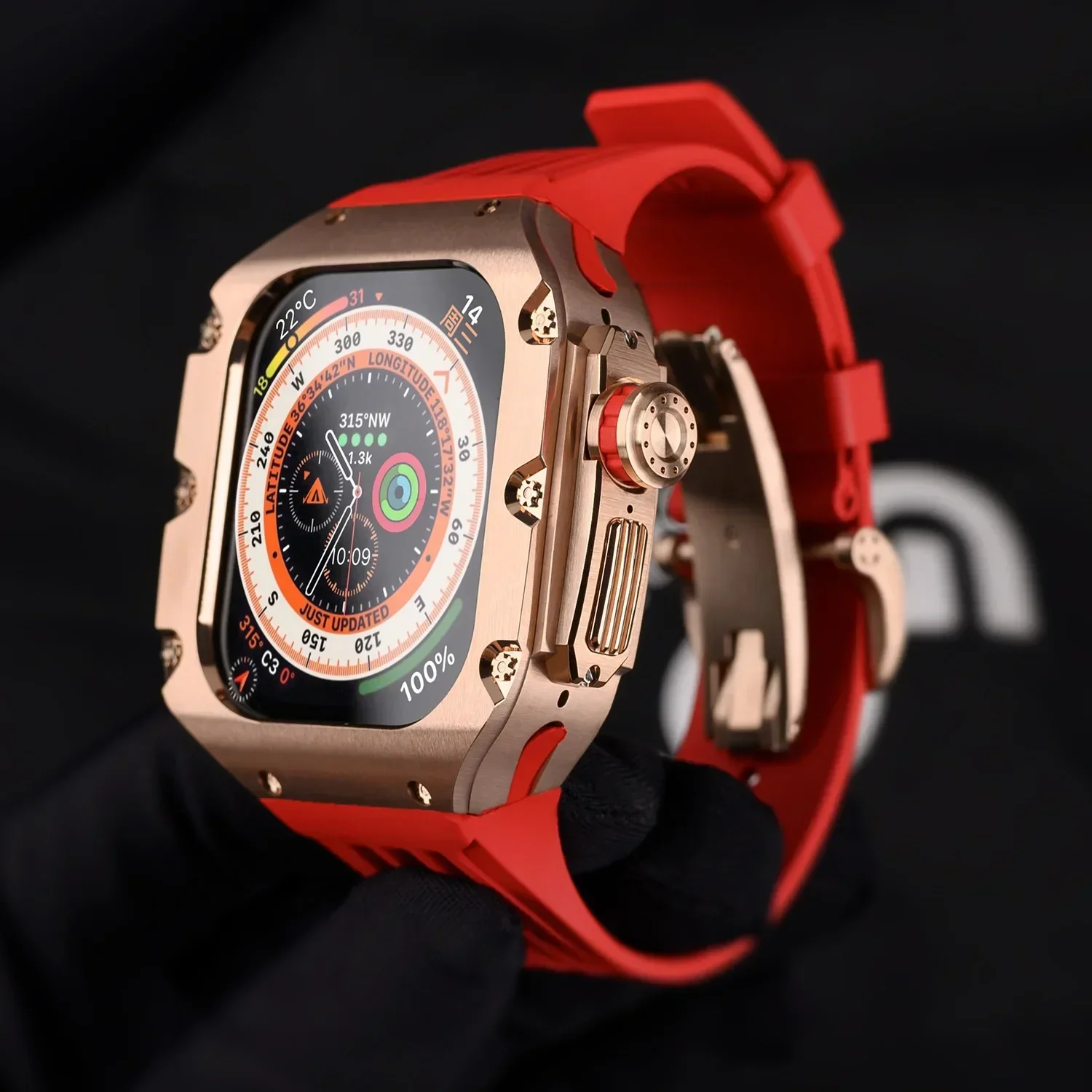 Luxury Carbon Fibre Case for Apple Watch Ultra 2 1 49MM Titanium Metal Bazel for Iwatch Series 9 8 49Mm DIY Modification Kit
Luxury Carbon Fibre Case for Apple Watch Ultra 2 1 49MM Titanium Metal Bazel for Iwatch Series 9 8 49Mm DIY Modification Kit