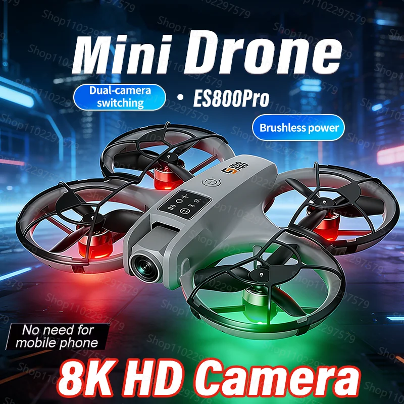 Дрон ES800Pro профессиональный с GPS, автовозвратом, бесщеточным двигателем, обходом препятствий, для аэрофотосъемки, квадрокоптер, радиоуправляемый дрон, игрушка, подарок
Дрон ES800Pro профессиональный с GPS, автовозвратом, бесщеточным двигателем, обходом препятствий, для аэрофотосъемки, квадрокоптер, радиоуправляемый дрон, игрушка, подарок