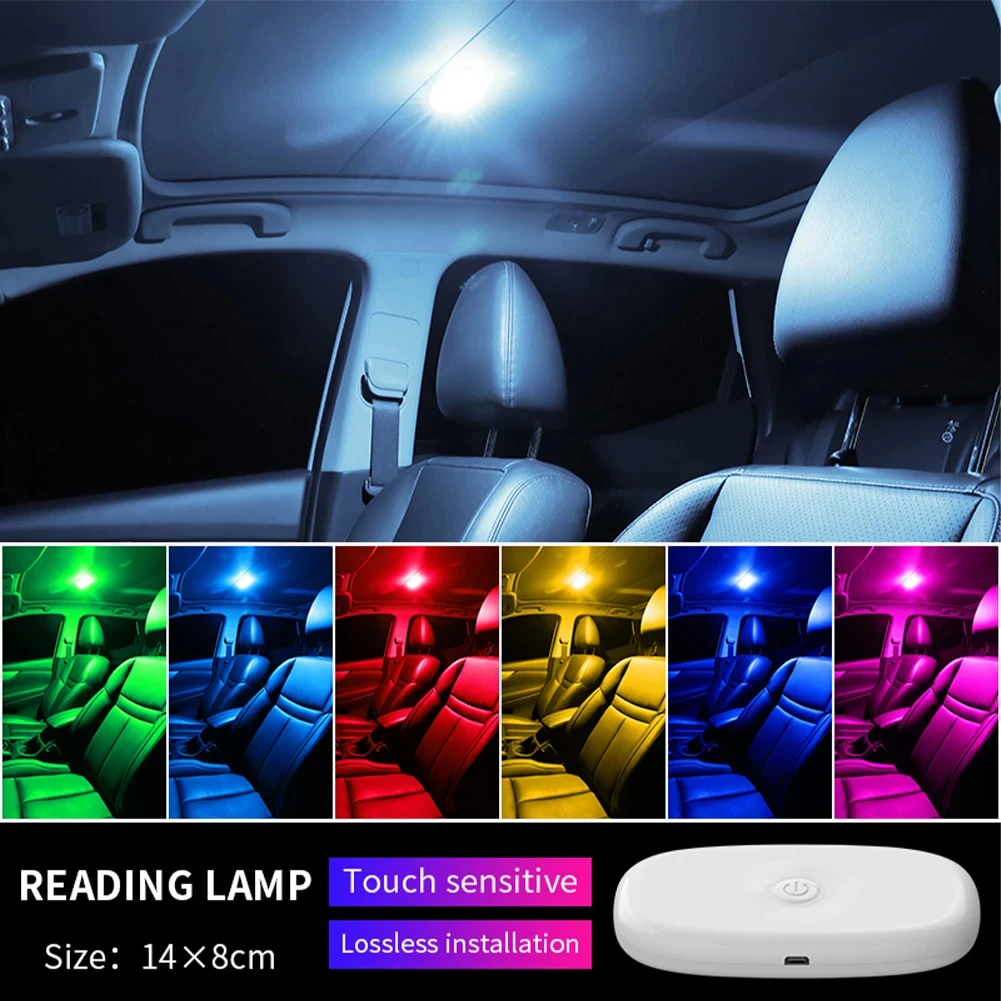 Car LED Touch Lights Wireless Interior Light Magnetic Auto Door Light Roof Ceiling Lamp Reading Lamp USB Rechargeable 5V
Car LED Touch Lights Wireless Interior Light Magnetic Auto Door Light Roof Ceiling Lamp Reading Lamp USB Rechargeable 5V