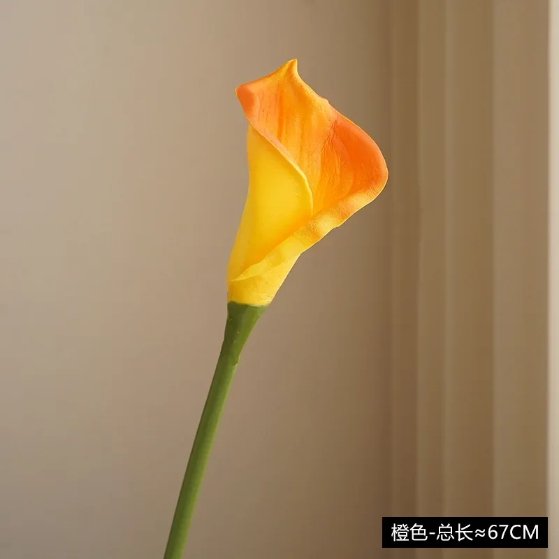 Simulated PU Calla Lily Single Branch Pseudoplant Home Decor Interior Wedding Centerpieces For Tables Festive DIY Decoration
Simulated PU Calla Lily Single Branch Pseudoplant Home Decor Interior Wedding Centerpieces For Tables Festive DIY Decoration