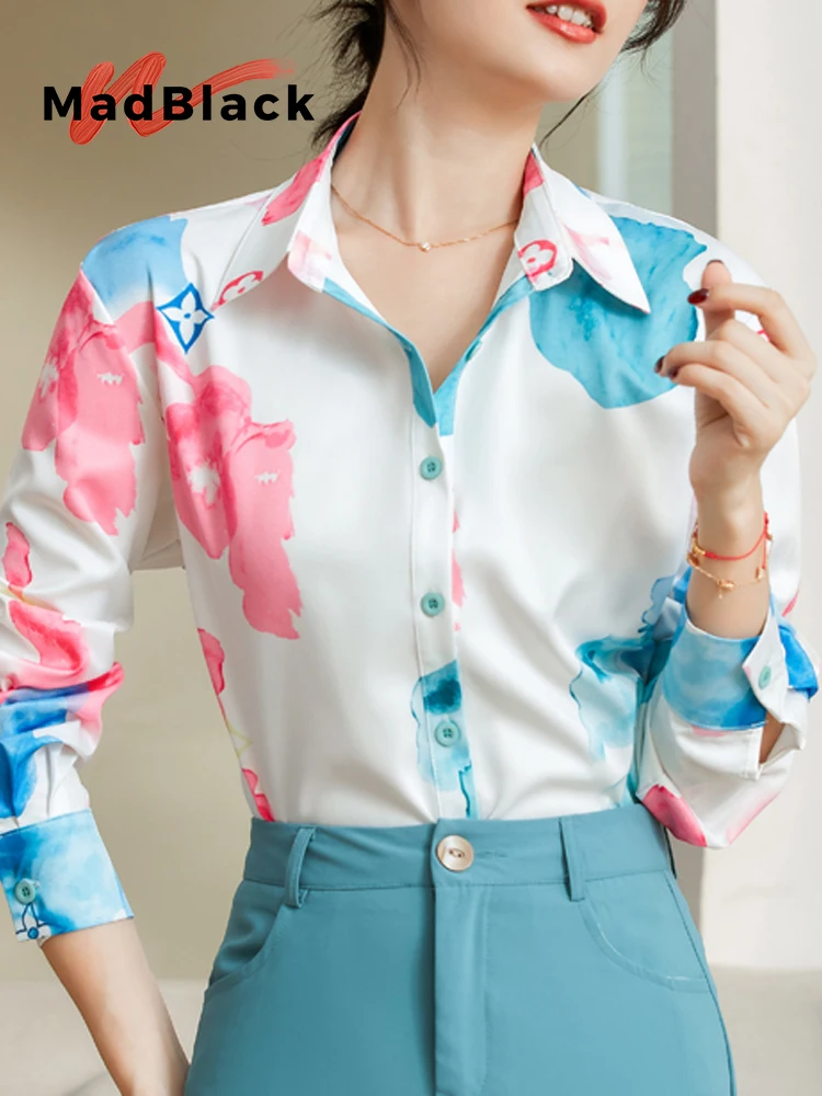 MadBlack-Women's European Shirt, Sexy Lapel Printed Top, Fashion Streetwear Long Sleeve Loose Blouse, Autumn Winter T4D210CC
MadBlack-Women's European Shirt, Sexy Lapel Printed Top, Fashion Streetwear Long Sleeve Loose Blouse, Autumn Winter T4D210CC