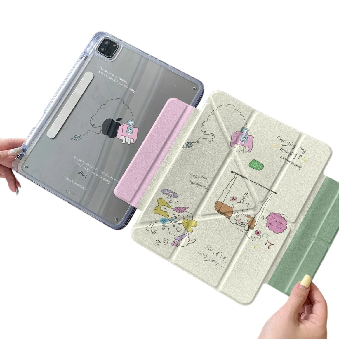 Swing Puppy Magnetic Buckle Pen Slot Tablet Case For iPad 11 10 6 5 Mini7 6 Pro2024 2022 2021 2020 2018 Air2025 2024 5 4 3 Cover
Swing Puppy Magnetic Buckle Pen Slot Tablet Case For iPad 11 10 6 5 Mini7 6 Pro2024 2022 2021 2020 2018 Air2025 2024 5 4 3 Cover