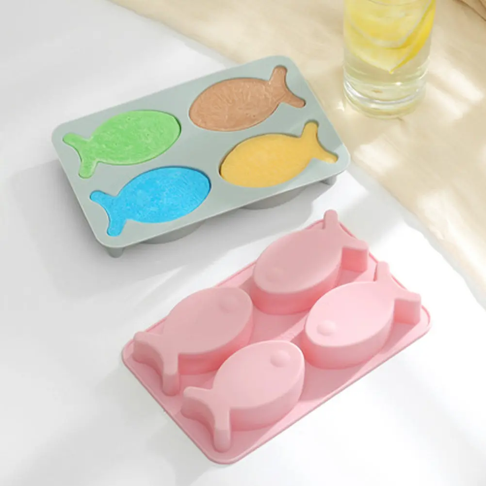 Fish Ice Cube Tray 4 Grids Food Grade Silicone Mold Flexible Heartwarming Cupcake Cake Decorating Tool Chocolate Fondant Mold
Fish Ice Cube Tray 4 Grids Food Grade Silicone Mold Flexible Heartwarming Cupcake Cake Decorating Tool Chocolate Fondant Mold
