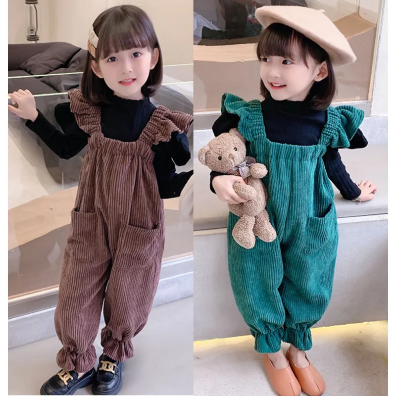 Girls' Set Elastic Base Shirt with Corduroy Overalls25Autumn and Winter New Fashion Foreign Trade Children's Clothing
Girls' Set Elastic Base Shirt with Corduroy Overalls25Autumn and Winter New Fashion Foreign Trade Children's Clothing