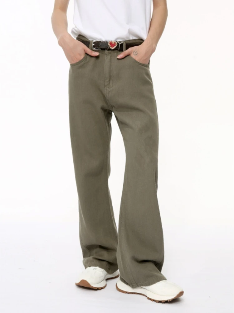 Men's Vintage Solid Color Flared Jeans Casual Loose Wide Leg Basic Denim Pants Streetwear Baggy Bootcut Simple Trousers for Men
Men's Vintage Solid Color Flared Jeans Casual Loose Wide Leg Basic Denim Pants Streetwear Baggy Bootcut Simple Trousers for Men