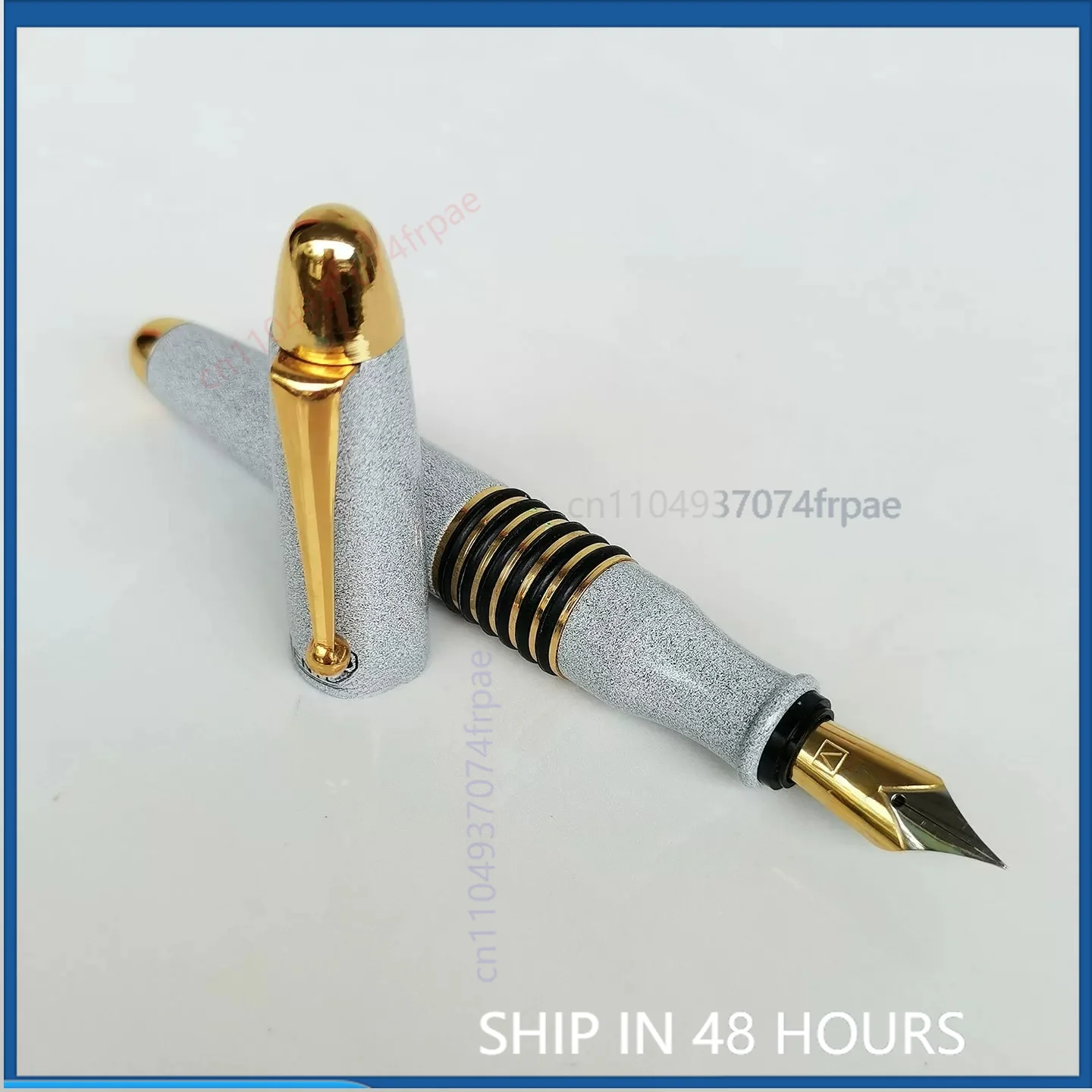 White Fatty Solid Copper Fountain Pen For Dandong Jinlong 1990s Export USSR Smooth Big Nib Vintage Collectible Handwriting
White Fatty Solid Copper Fountain Pen For Dandong Jinlong 1990s Export USSR Smooth Big Nib Vintage Collectible Handwriting