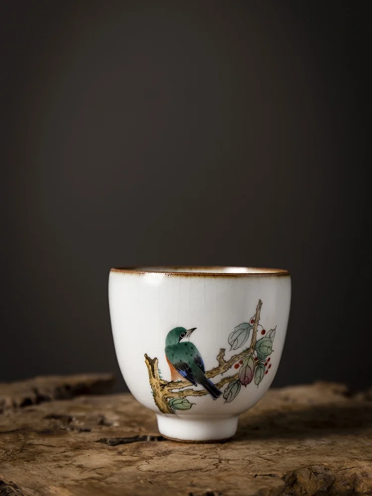 Hand-Painted Large Size Cerc Tea Cup Chinese Sle Flird Design Handmade Jingdezhen Pure Drinking Cup High End Owner...
Hand-Painted Large Size Cerc Tea Cup Chinese Sle Flird Design Handmade Jingdezhen Pure Drinking Cup High End Owner...