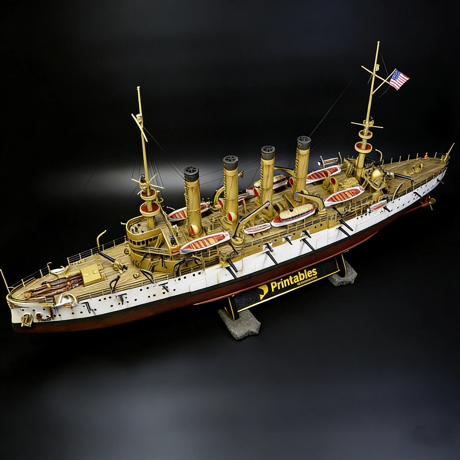 1/222.3 USS St. Louis Cruiser Assembly Model 82.7 Cm Highly Detailed Ships Static Model Ship Toy Ornament Warship Model
1/222.3 USS St. Louis Cruiser Assembly Model 82.7 Cm Highly Detailed Ships Static Model Ship Toy Ornament Warship Model
