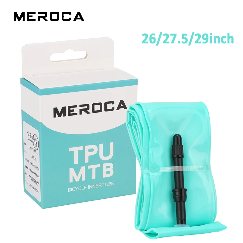 MEROCA Ultra Light Mountain Bicycle Inner Tube TPU 26/27.5/29inch Tire MTB Tube FV45mm Presta Valve Durable Bike Inner Tube
MEROCA Ultra Light Mountain Bicycle Inner Tube TPU 26/27.5/29inch Tire MTB Tube FV45mm Presta Valve Durable Bike Inner Tube